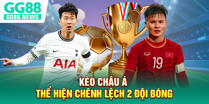 Kèo châu Á thể hiện chênh lệch 2 đội bóng